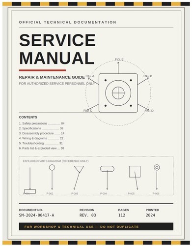 Manuale servizio guida - manuale, per